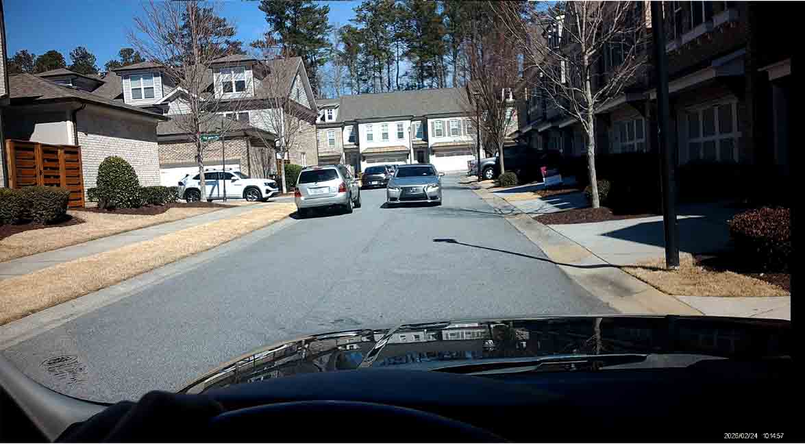 Huge truck coming at me